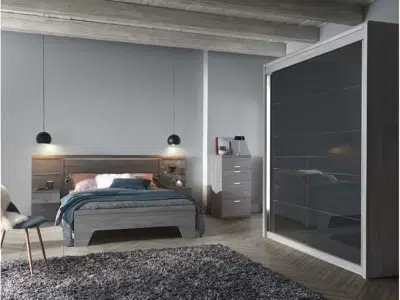 Armoire 2 portes coulissantes